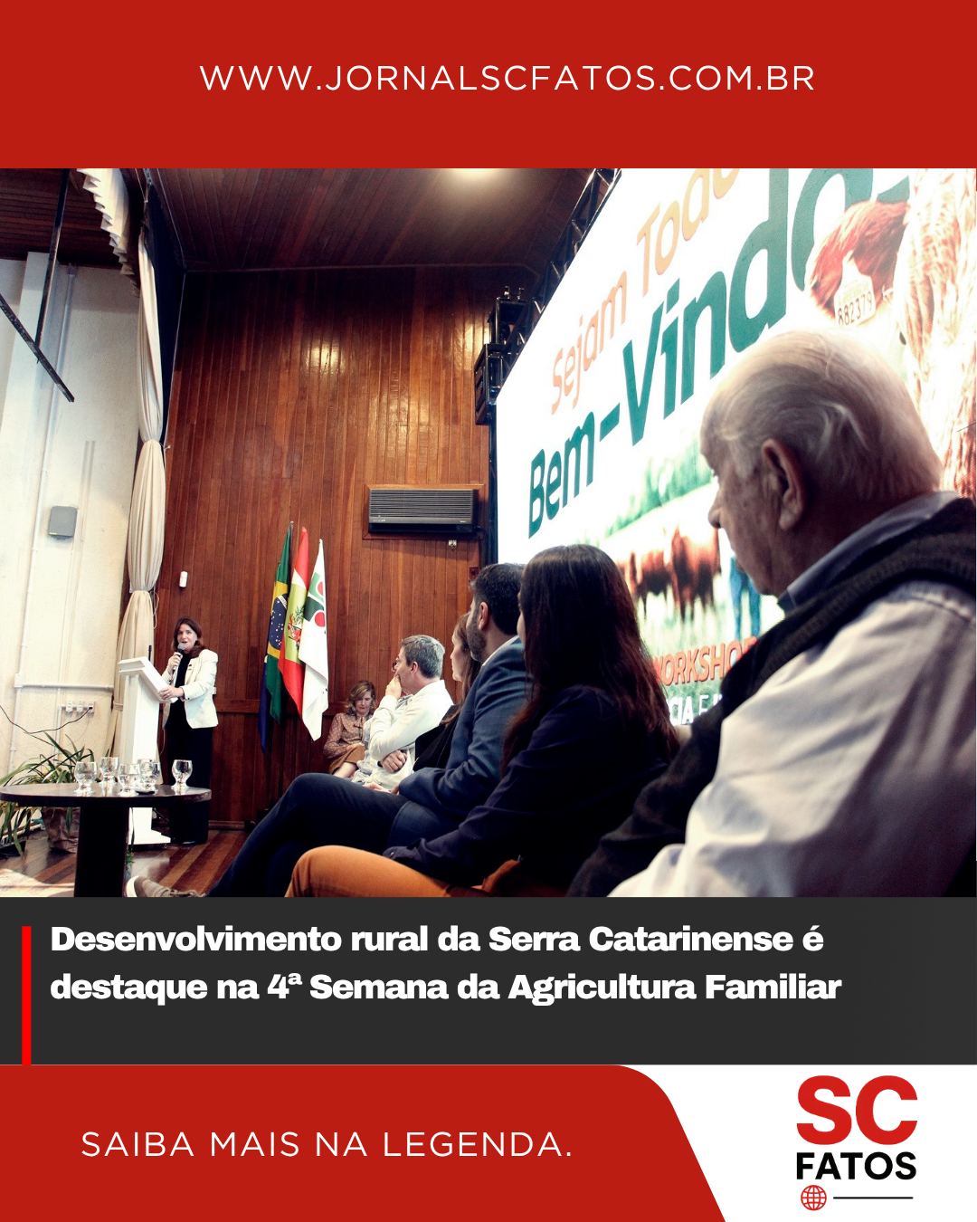 Desenvolvimento rural da Serra Catarinense é destaque na 4ª Semana da Agricultura Familiar