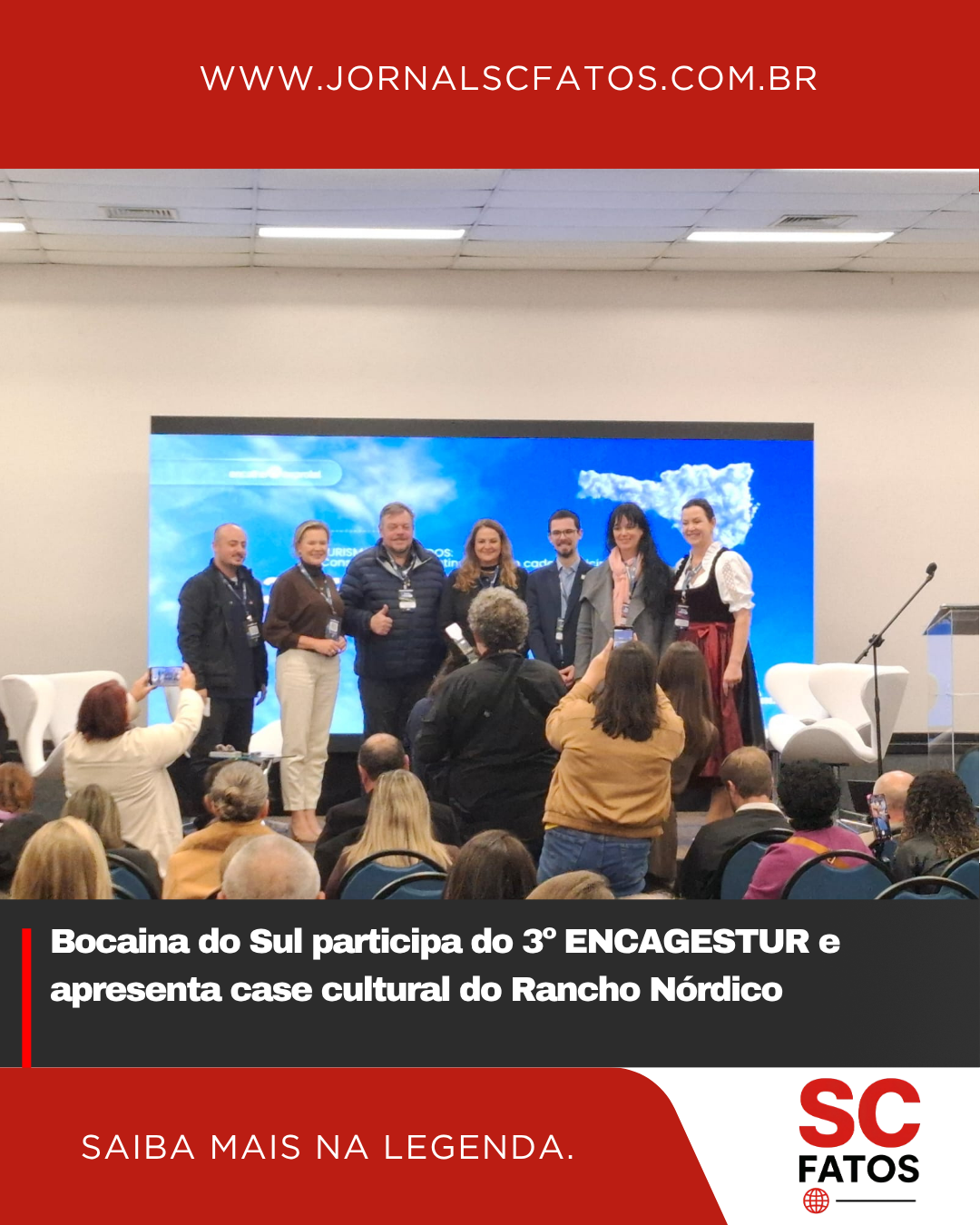 Bocaina do Sul participa do 3º ENCAGESTUR e apresenta case cultural do Rancho Nórdico