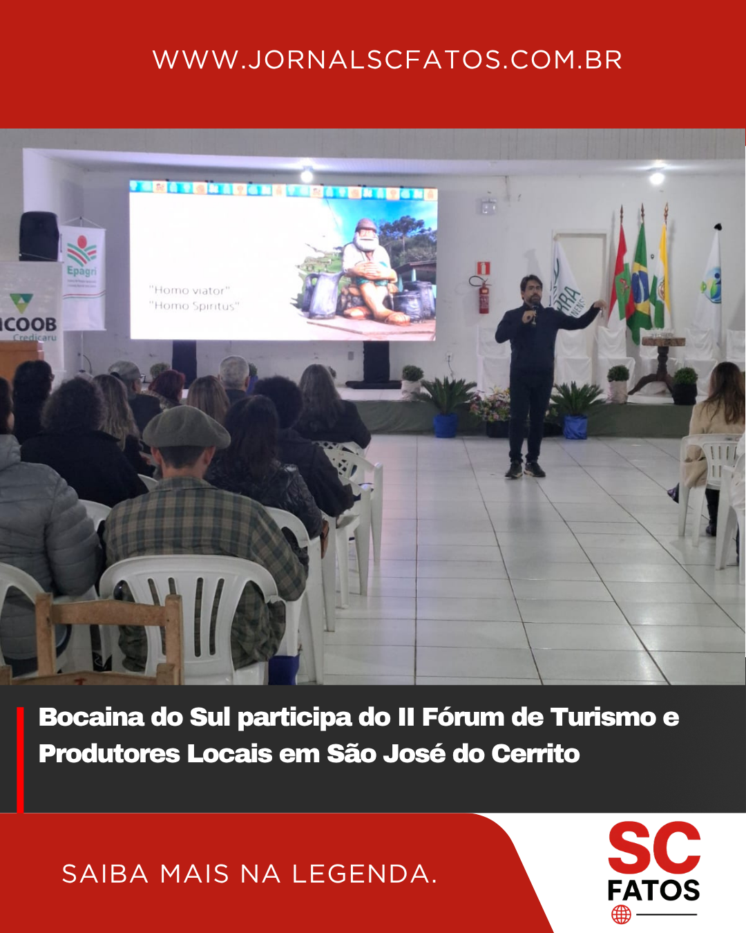 Bocaina do Sul participa do II Fórum de Turismo e Produtores Locais em São José do Cerrito