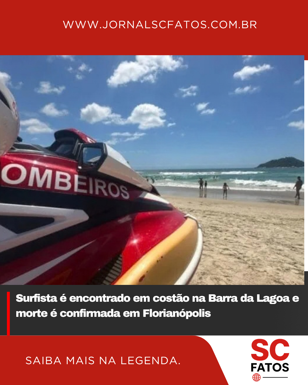 Surfista é encontrado em costão na Barra da Lagoa e morte é confirmada em Florianópolis