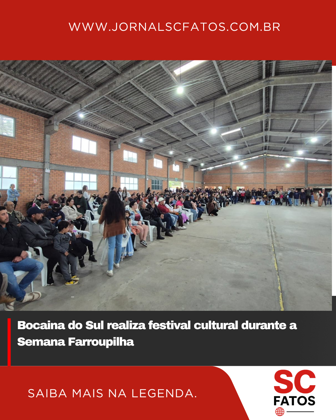 Bocaina do Sul realiza festival cultural durante a Semana Farroupilha