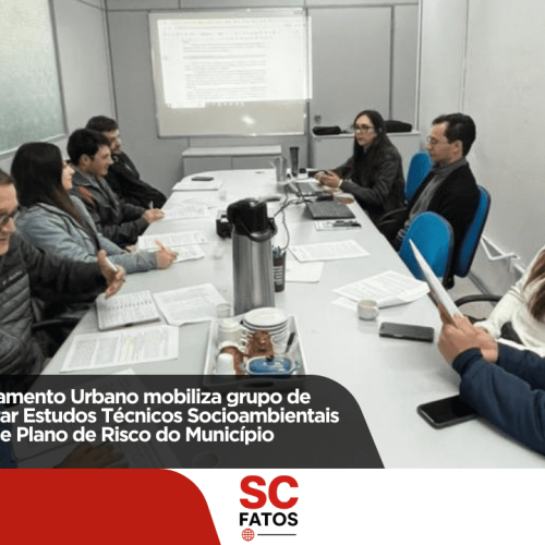 Secretaria de Planejamento Urbano mobiliza grupo de trabalho para elaborar Estudos Técnicos Socioambientais, Plano de Drenagem e Plano de Risco do Município