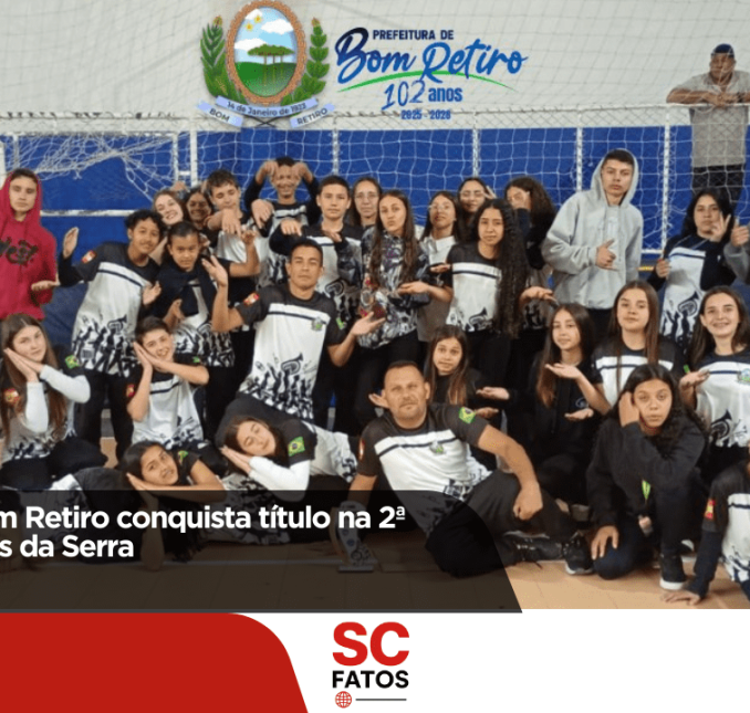 Fanfarra de Bom Retiro conquista título na 2ª Copa de Bandas da Serra