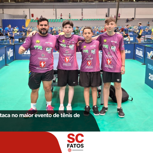 Time Almesc se destaca no maior evento de tênis de mesa do Brasil