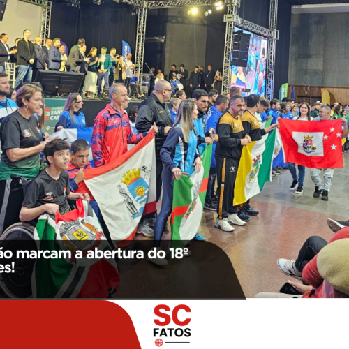 Emoção e inclusão marcam a abertura do 18º Parajasc em Lages!