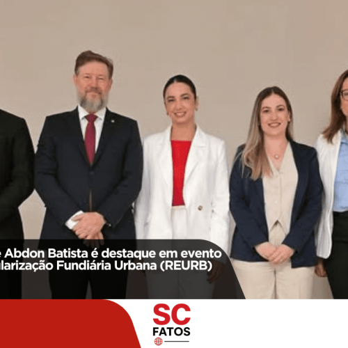 Assessor Jurídico de Abdon Batista é destaque em evento estadual sobre Regularização Fundiária