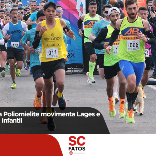 II Corrida Contra a Poliomielite movimenta Lages e reforça vacinação infantil