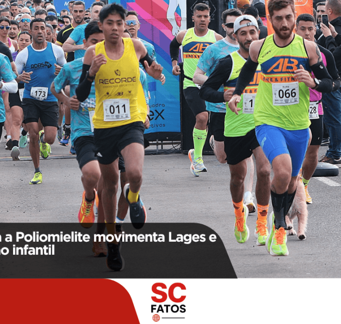 II Corrida Contra a Poliomielite movimenta Lages e reforça vacinação infantil
