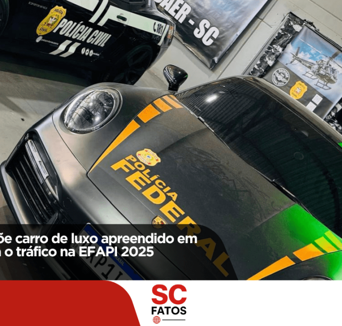 Polícia Civil expõe carro de luxo apreendido em operação contra o tráfico na EFAPI 2025