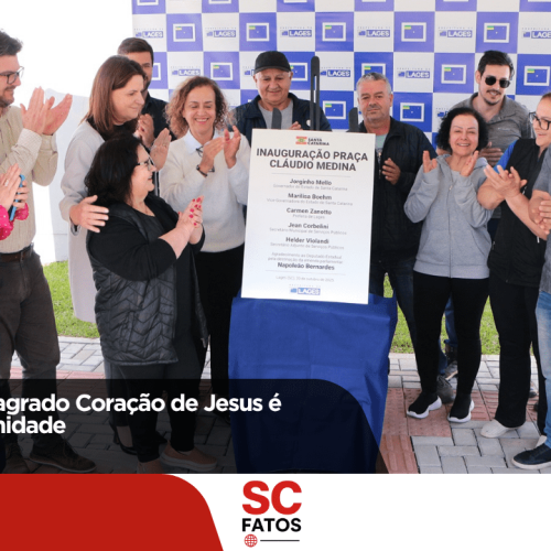 Praça no bairro Sagrado Coração de Jesus é entregue à comunidade