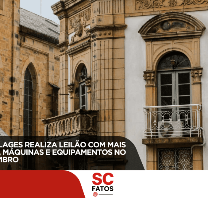 Prefeitura de Lages realiza leilão com mais de 90 veículos, máquinas e equipamentos no dia 14 de novembro