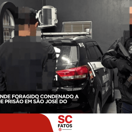 Polícia Civil prende foragido condenado a mais de 9 anos de prisão em São José do Cerrito