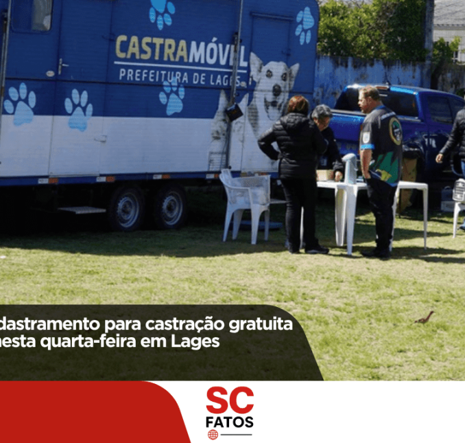 Cobea realiza cadastramento para castração gratuita de cães e gatos nesta quarta-feira em Lages