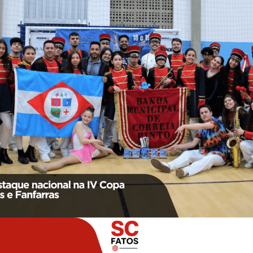 Correia Pinto é destaque nacional na IV Copa América de Bandas e Fanfarras