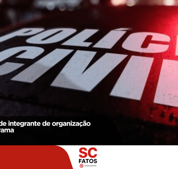 Polícia Civil prende integrante de organização criminosa em Ibirama