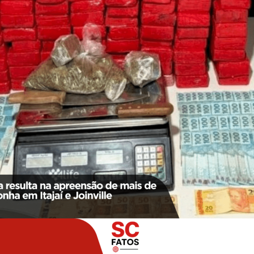 Operação conjunta resulta em apreensão de mais de 135 quilos de maconha