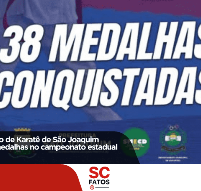 Alunos do projeto de Karatê de São Joaquim conquistam 38 medalhas no campeonato estadual