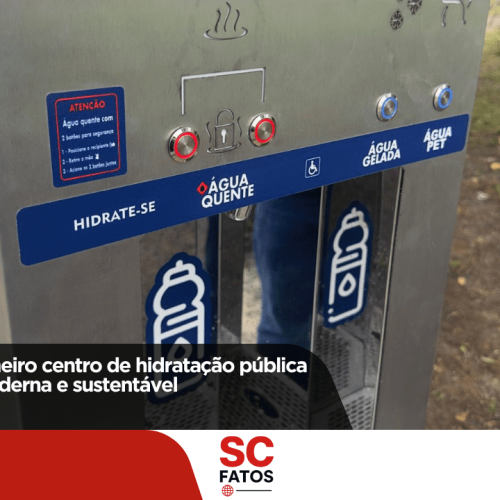 Lages instala primeiro centro de hidratação pública com estrutura moderna e sustentável