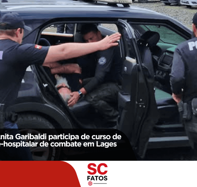 Polícia Civil de Anita Garibaldi participa de curso de atendimento pré-hospitalar de combate em Lages