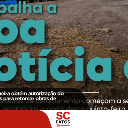 Prefeitura de Palmeira obtém autorização do Tribunal de Contas para retomar obras de asfaltamento