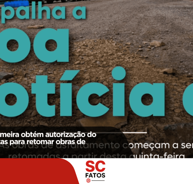 Prefeitura de Palmeira obtém autorização do Tribunal de Contas para retomar obras de asfaltamento