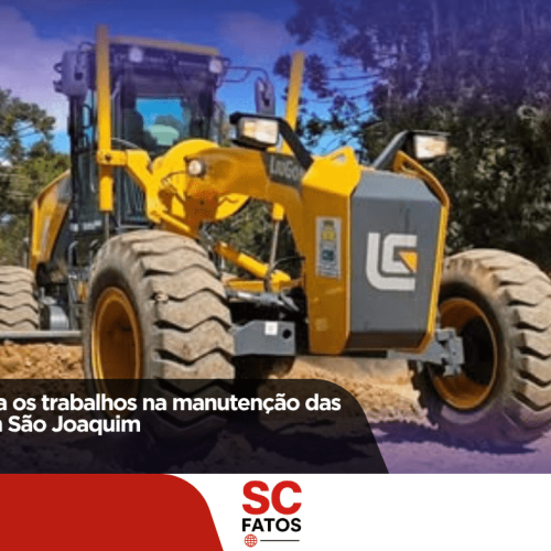 Nova patrola inicia os trabalhos na manutenção das estradas rurais em São Joaquim