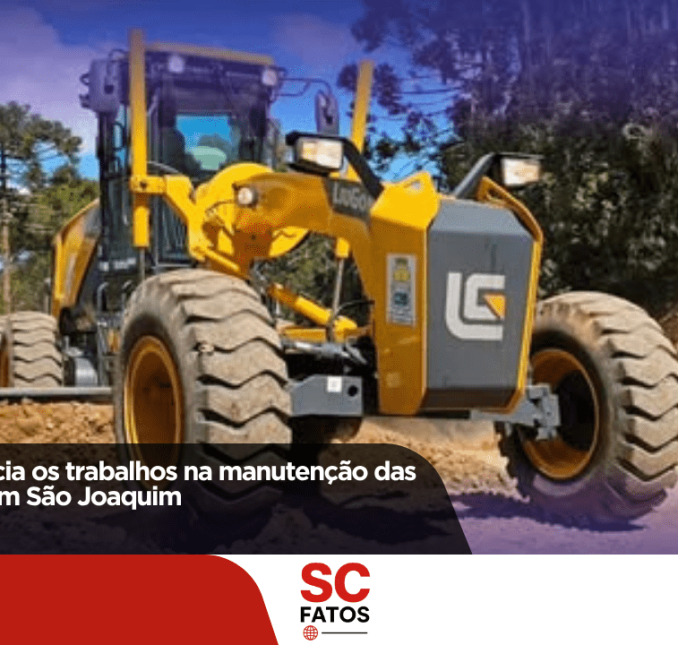 Nova patrola inicia os trabalhos na manutenção das estradas rurais em São Joaquim