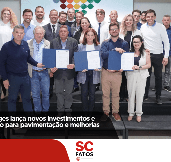 Prefeitura de Lages lança novos investimentos e ordens de serviço para pavimentação e melhorias urbanas