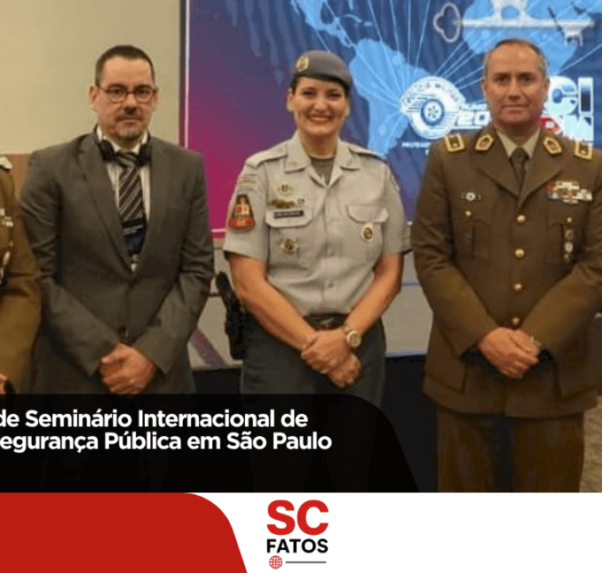 PMSC participa de Seminário Internacional de Inteligência de Segurança Pública em São Paulo