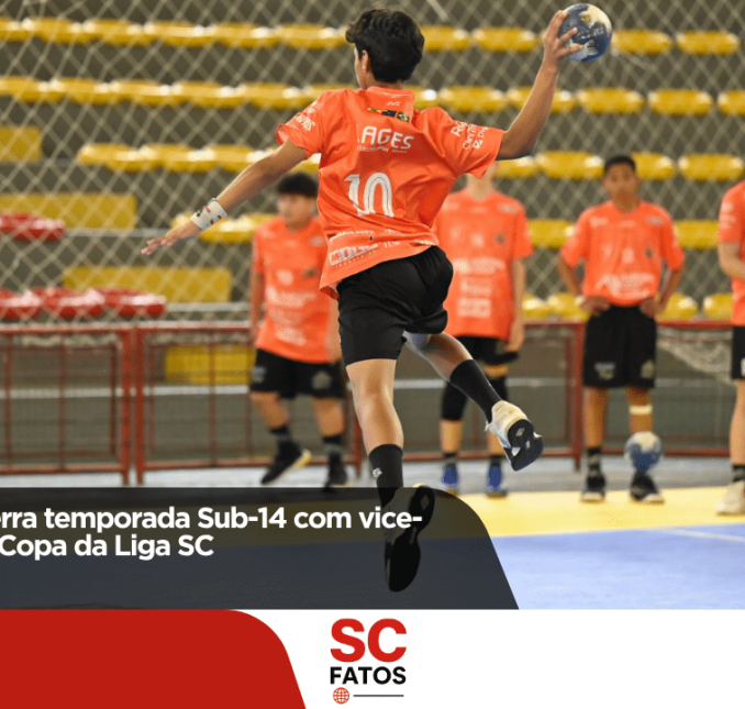 HandLages encerra temporada Sub-14 com vice-campeonato da Copa da Liga SC