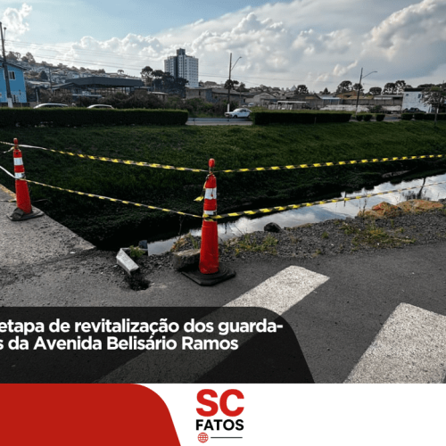 Lages inicia nova etapa de revitalização dos guarda-corpos das pontes da Avenida Belisário Ramos