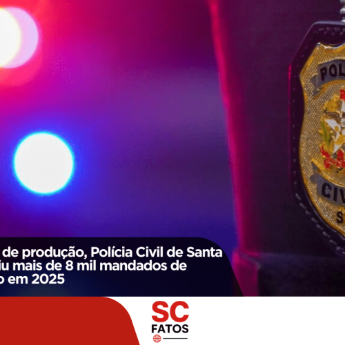 Com aumento recorde de produção, Polícia Civil de Santa Catarina já cumpriu mais de 8 mil mandados de busca e apreensão em 2025