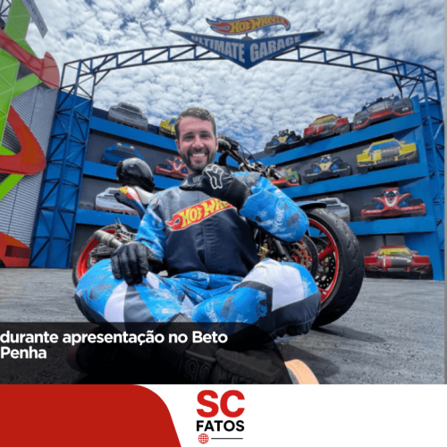 Motociclista morre durante apresentação no Beto Carrero World, em Penha