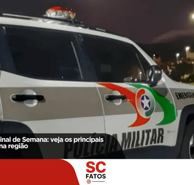 Ocorrências do Final de Semana: veja os principais fatos registrados na região