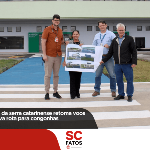 Aeroporto regional da serra catarinense retoma voos comerciais com nova rota para congonhas