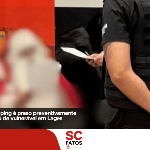 Papai Noel de shopping é preso preventivamente suspeito de estupro de vulnerável em Lages