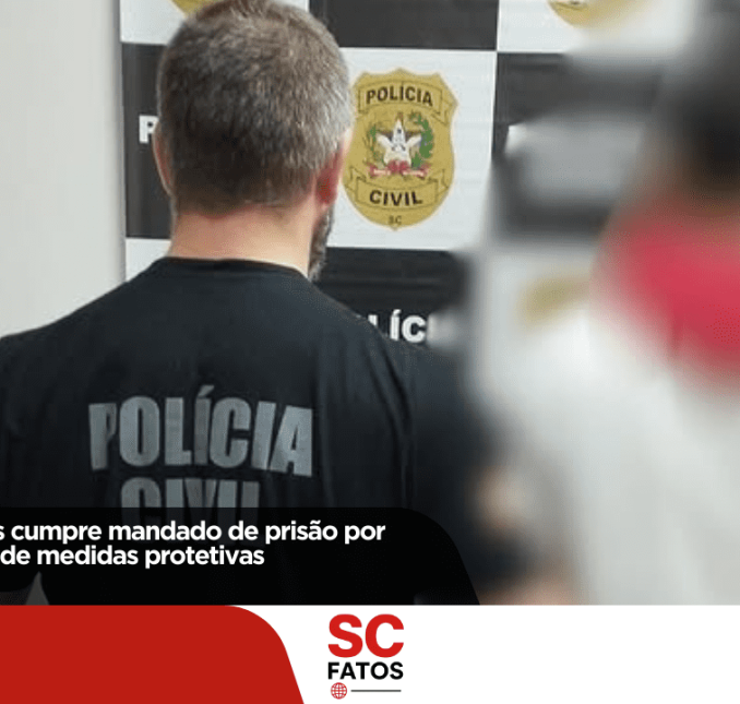 DPCAMI de Lages cumpre mandado de prisão por descumprimento de medidas protetivas