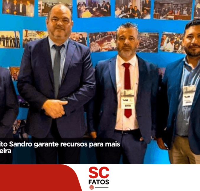 Em Brasília, prefeito Sandro garante recursos para mais avanços em Palmeira