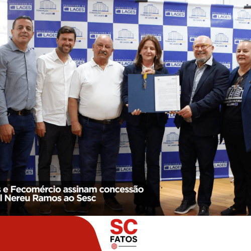 Prefeitura de Lages e Fecomércio assinam concessão de uso do Memorial Nereu Ramos ao Sesc