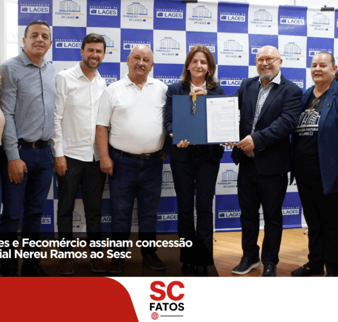 Prefeitura de Lages e Fecomércio assinam concessão de uso do Memorial Nereu Ramos ao Sesc