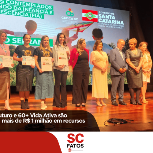 Projetos Estação Futuro e 60+ Vida Ativa são contemplados com mais de R$ 1 milhão em recursos estaduais