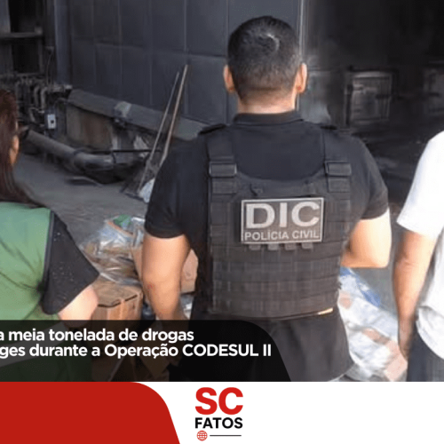 Polícia Civil incinera meia tonelada de drogas apreendidas em Lages durante a Operação CODESUL II