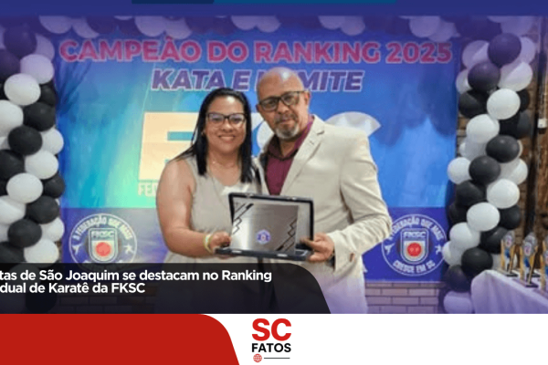 Atletas de São Joaquim se destacam no Ranking Estadual de Karatê da FKSC