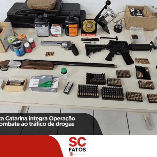 Polícia Civil de Santa Catarina integra Operação “CODESUL II” de combate ao tráfico de drogas