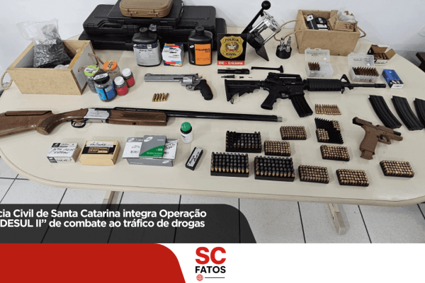 Polícia Civil de Santa Catarina integra Operação “CODESUL II” de combate ao tráfico de drogas