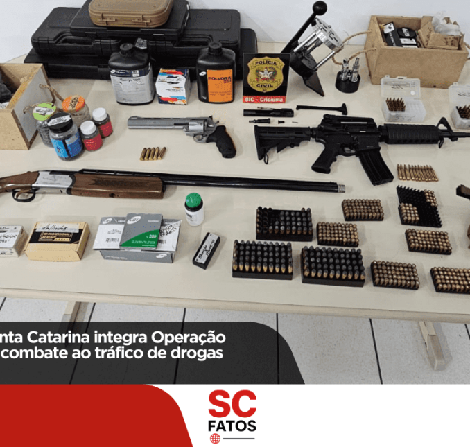Polícia Civil de Santa Catarina integra Operação “CODESUL II” de combate ao tráfico de drogas