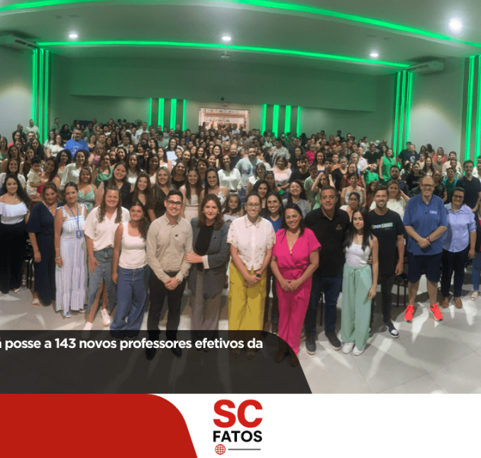Prefeitura de Lages dá posse a 143 novos professores efetivos da rede municipal