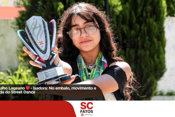 Orgulho Lageano: Isadora se destaca no Street Dance e conquista título regional no Dança Catarina 2025