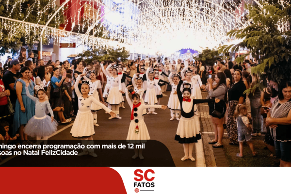 Domingo encerra programação com mais de 12 mil pessoas no Natal FelizCidade