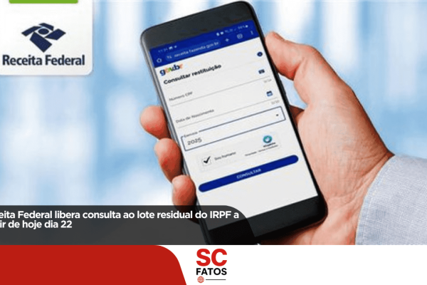 Receita Federal libera consulta ao lote residual do IRPF a partir desta segunda-feira (22)